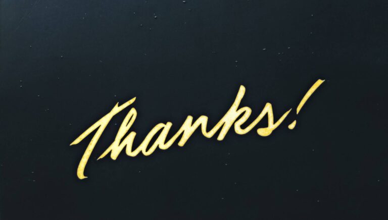 Thanks for feedback