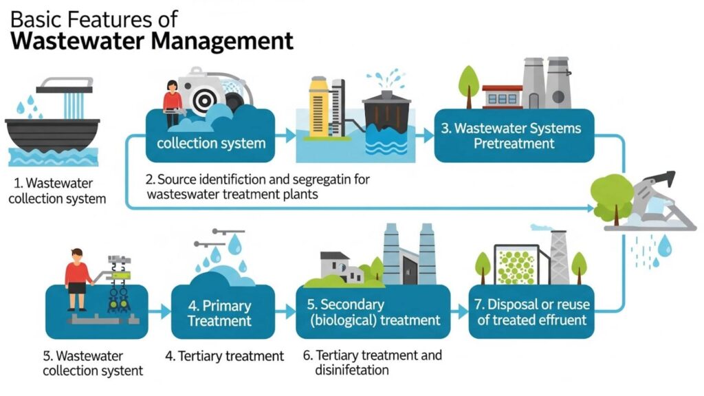 7 Basic Features of Wastewater Management